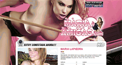 Desktop Screenshot of mariayamigas.com